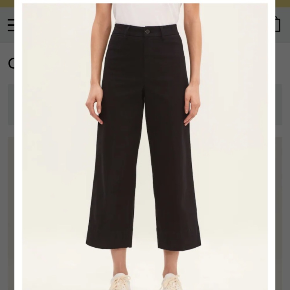 NW! Black Wide Leg Pants (8)